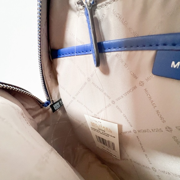 Michael Kors Jaycee Large Backpack MK Electric Blue - Picture 10 of 12